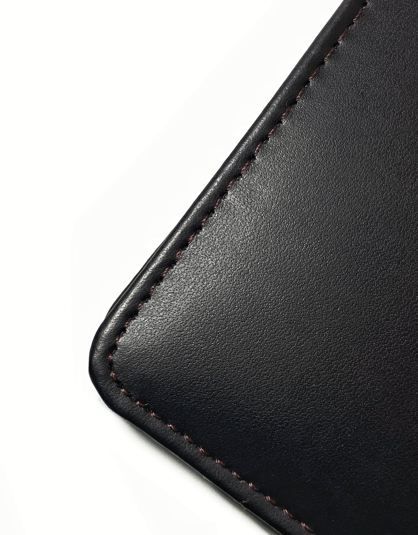 Classic Brown Leather Wallet with Hand-Stitched Detail | Cardswap Genuine Leather
