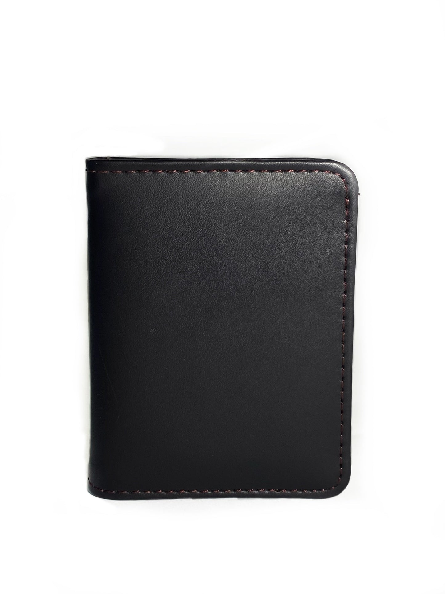 Classic Brown Leather Wallet with Hand-Stitched Detail | Cardswap Genuine Leather